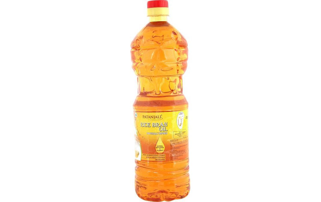 Patanjali Rice Bran Oil    Plastic Bottle  1 litre